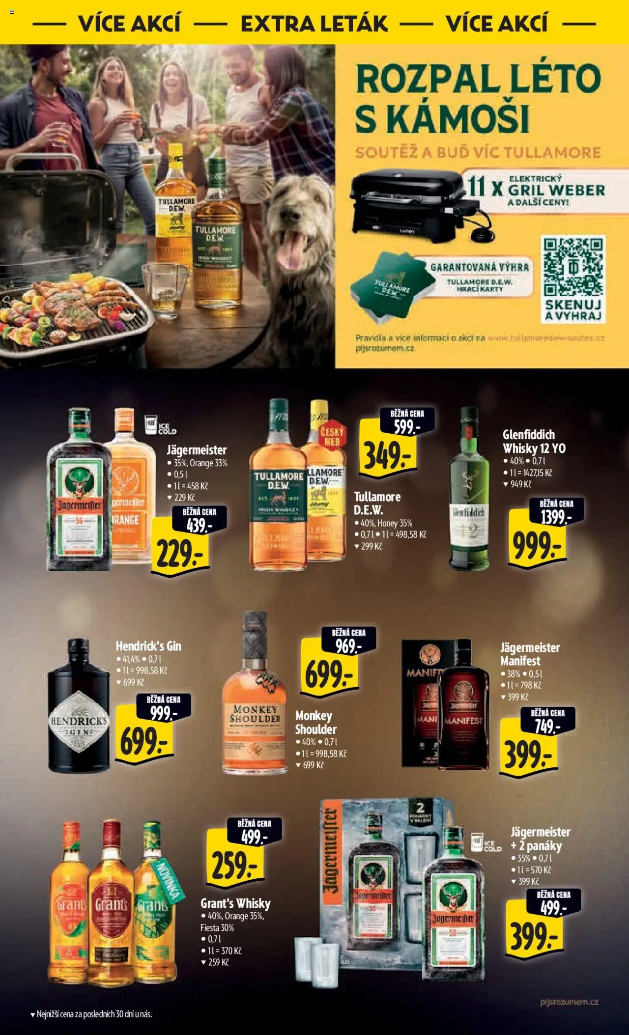 Albert leták - Hypermarket od 20.08.2025 | Strana: 53 | Produkty: Jägermeister, Gin, Whisky, Gril
