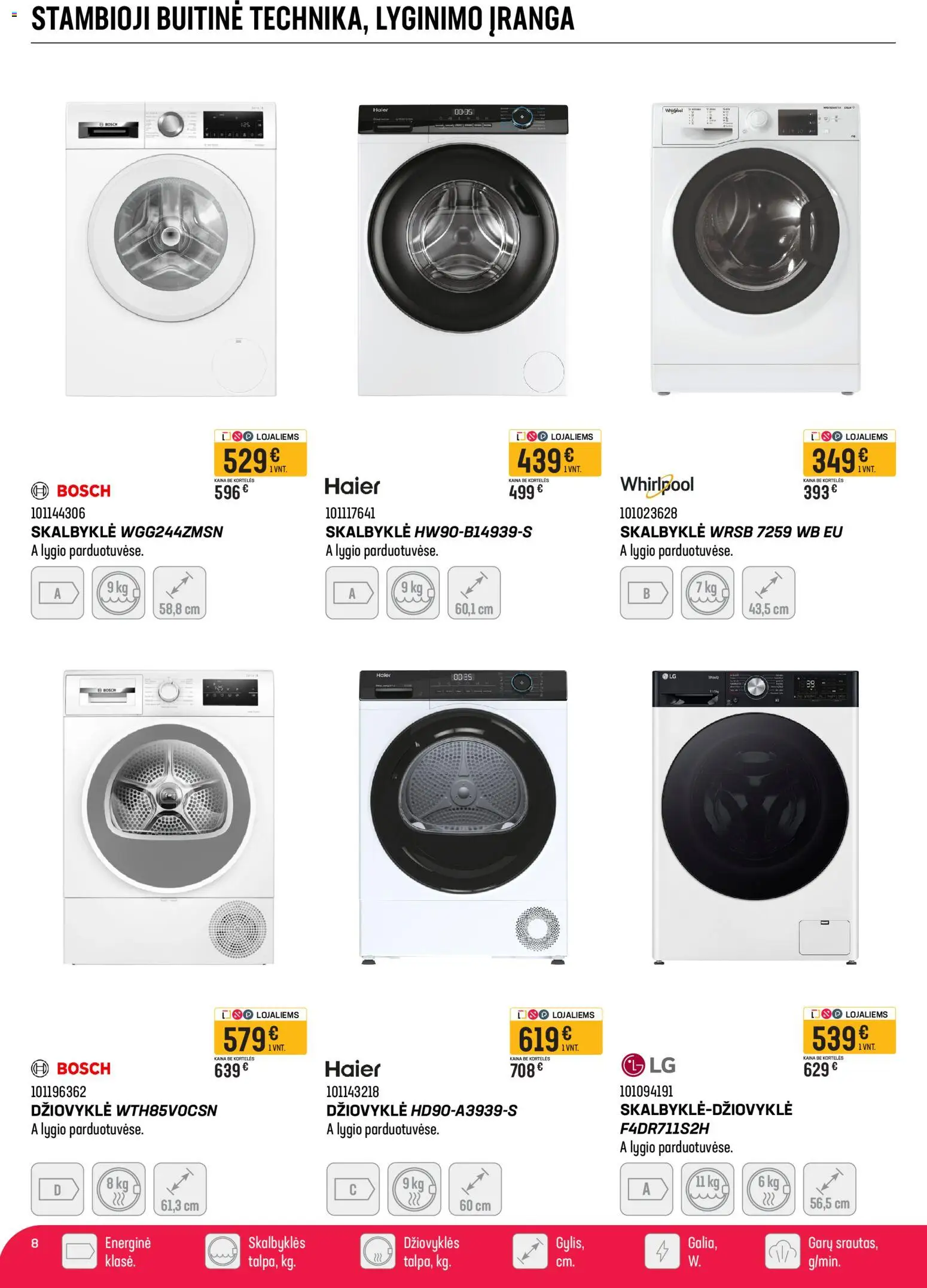 Senukai akcijos nuo 12.03.2026 | Puslapis: 8 | Prekių: Džiovyklė