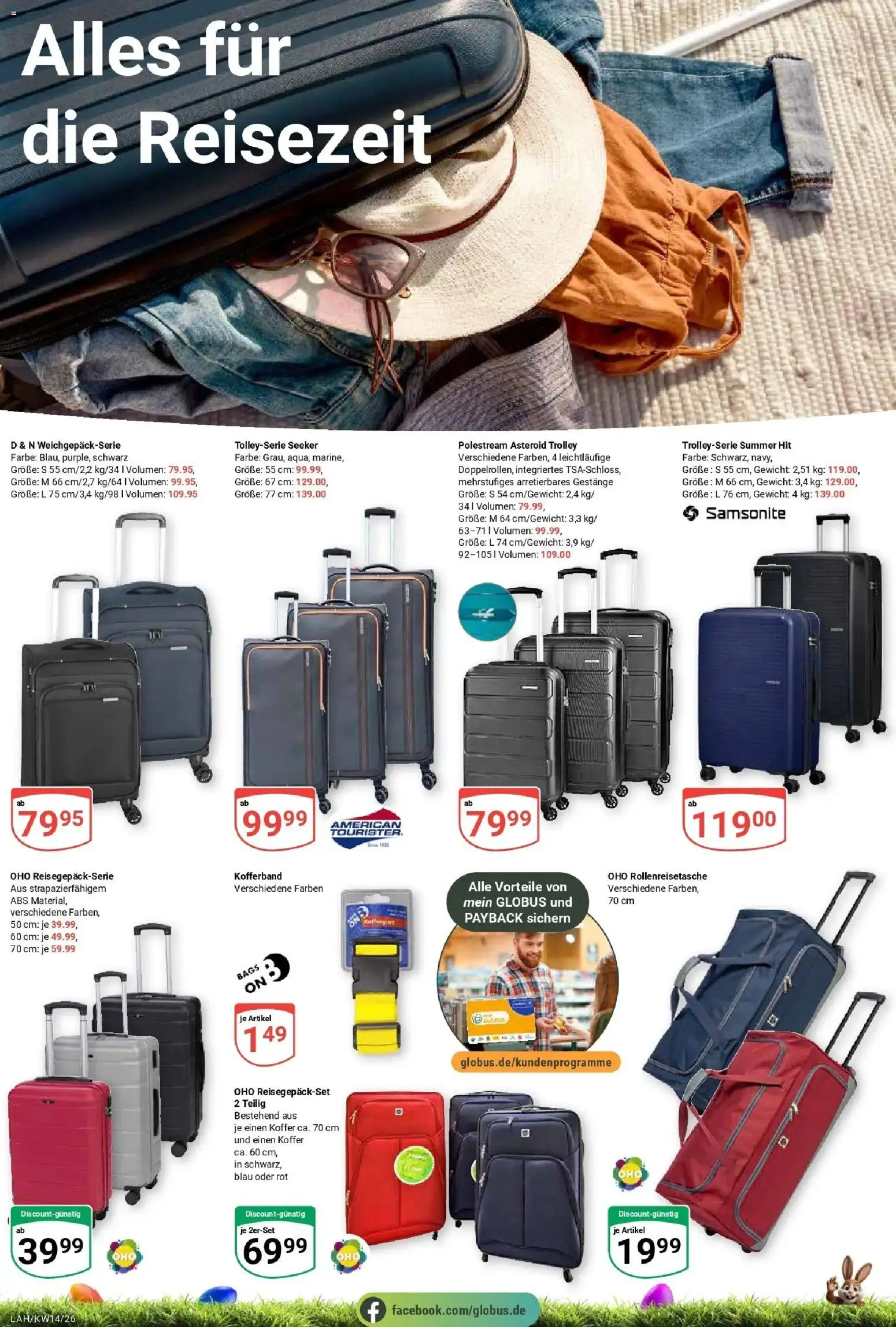 Globus prospekt Lahnstein	 – gültig ab 30.03.2026 | Seite: 31 | Produkte: Gewicht, Koffer