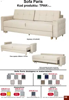 Bodzio Katalog od 01.07.2025 | Strona: 145 | Produkty: Pościel, Miód, Sofa, Róż