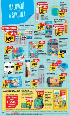 Albert leták - Hypermarket od 20.08.2025 | Strana: 39 | Produkty: Penál, Voskovky, Batoh, Ubrus