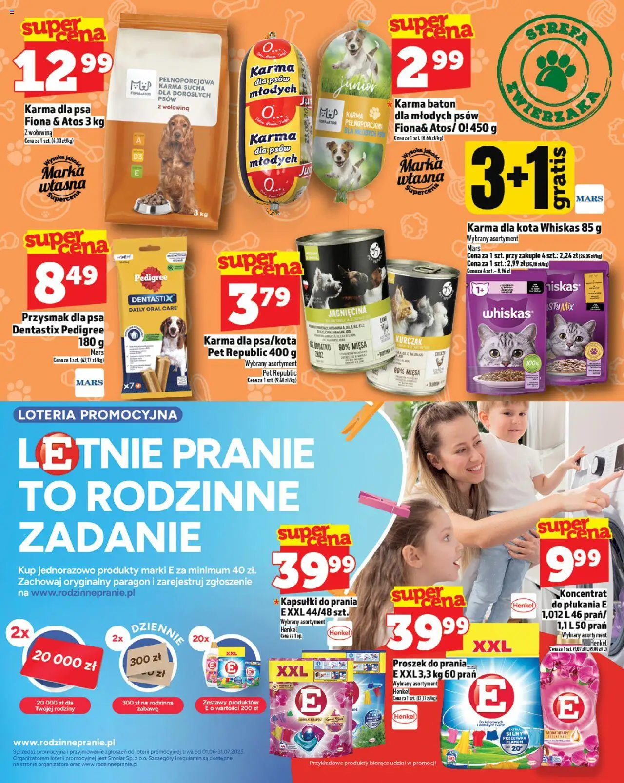 Topaz Gazetka od 12.06.2025 | Strona: 21 | Produkty: Jagnięcina, Pedigree, Karma dla psa, Detergent
