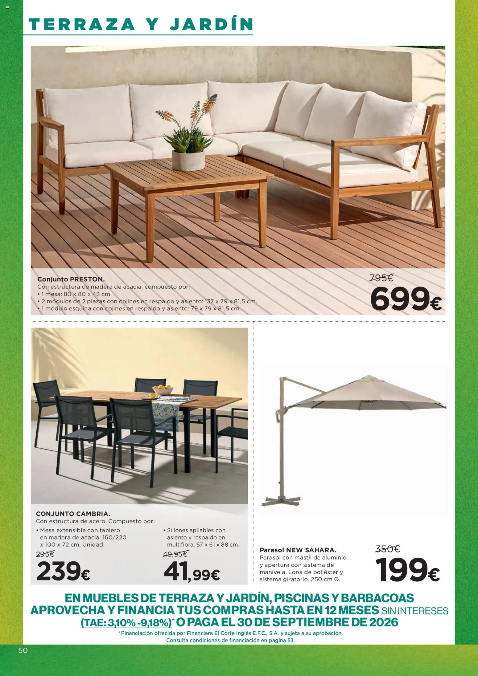 Hipercor catálogo │ válido desde el 25.03.2026 | Página: 50 | Productos: Mesa extensible, Muebles, Mesa