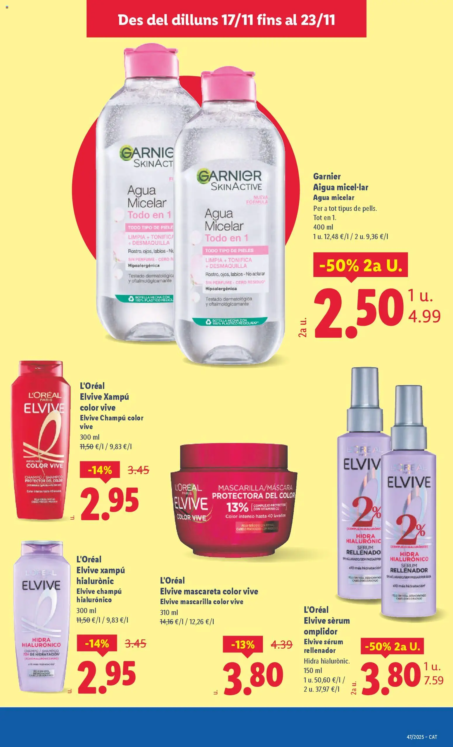 Lidl folleto │ válido desde el 17.11.2025 | Página: 31 | Productos: Perfume, Champú, Agua micelar, Sérum