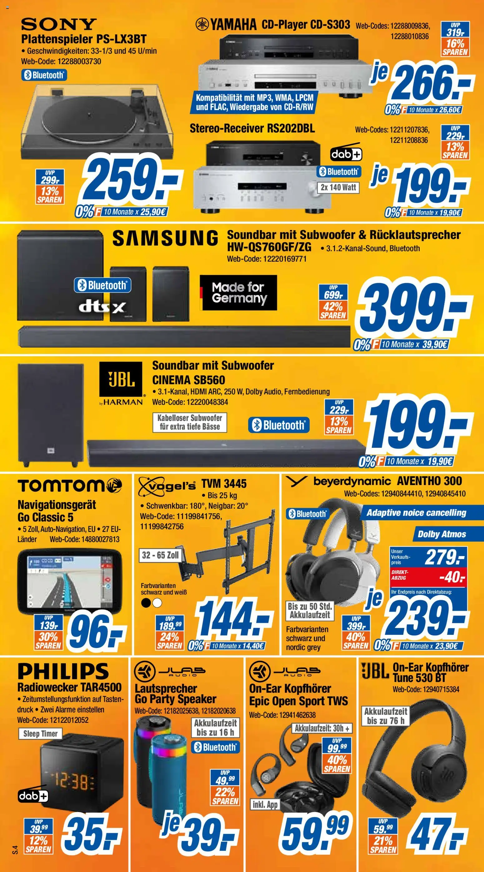 Expert Prospekt 	 – gültig ab 02.03.2026 | Seite: 4 | Produkte: Samsung, Radiowecker, Soundbar, Kopfhörer