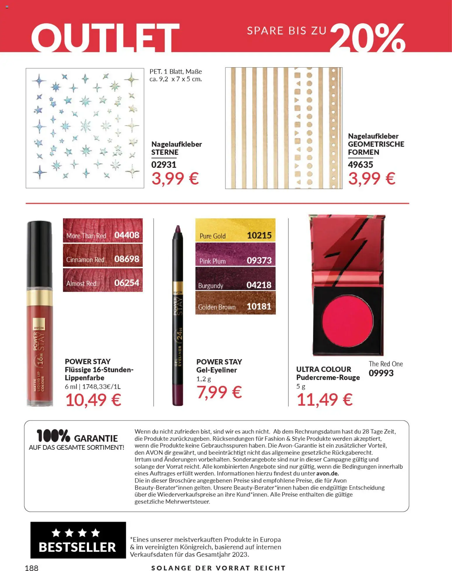 AVON Katalog Dezember 2024 – gültig ab 01.12.2025 | Seite: 190