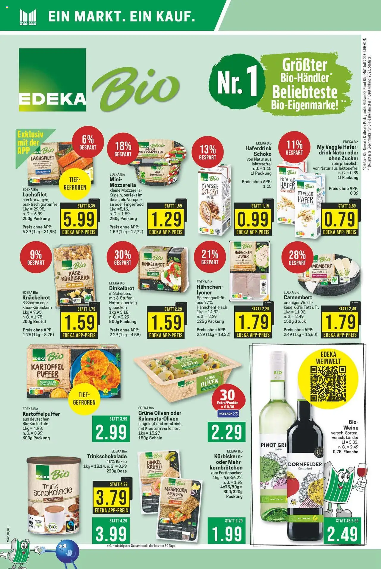 Marktkauf Prospekt 	 – gültig ab 13.10.2025 | Seite: 10 | Produkte: Schokolade, Mozzarella, Haferdrink, Zucker