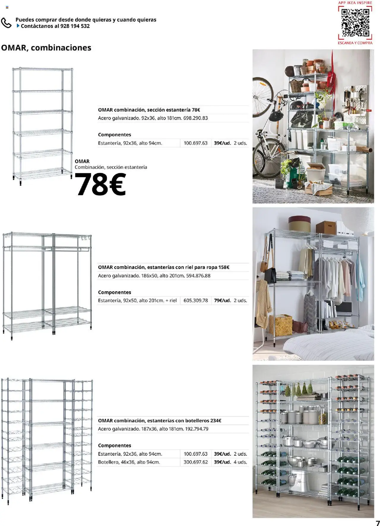 Catálogo IKEA Almacenaje secundario │ válido desde el 04.02.2025 | Página: 7 | Productos: Ropa