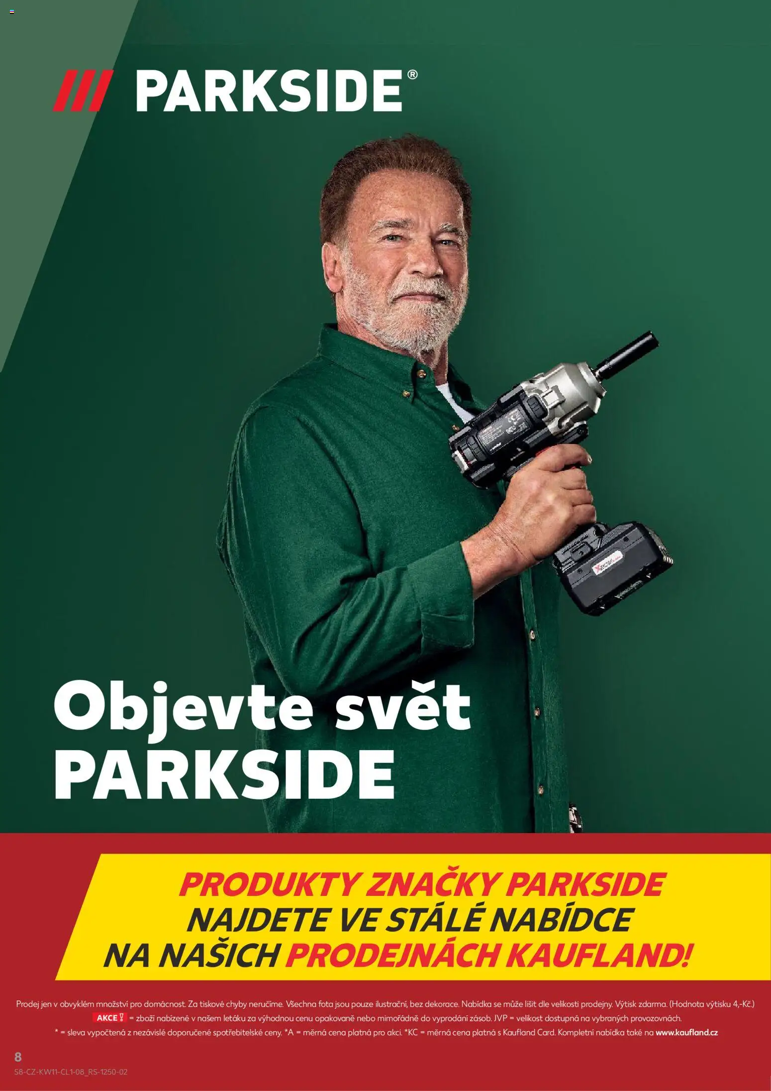 Kaufland leták - Ostrava od 11.03.2026 | Strana: 8 | Produkty: Parkside