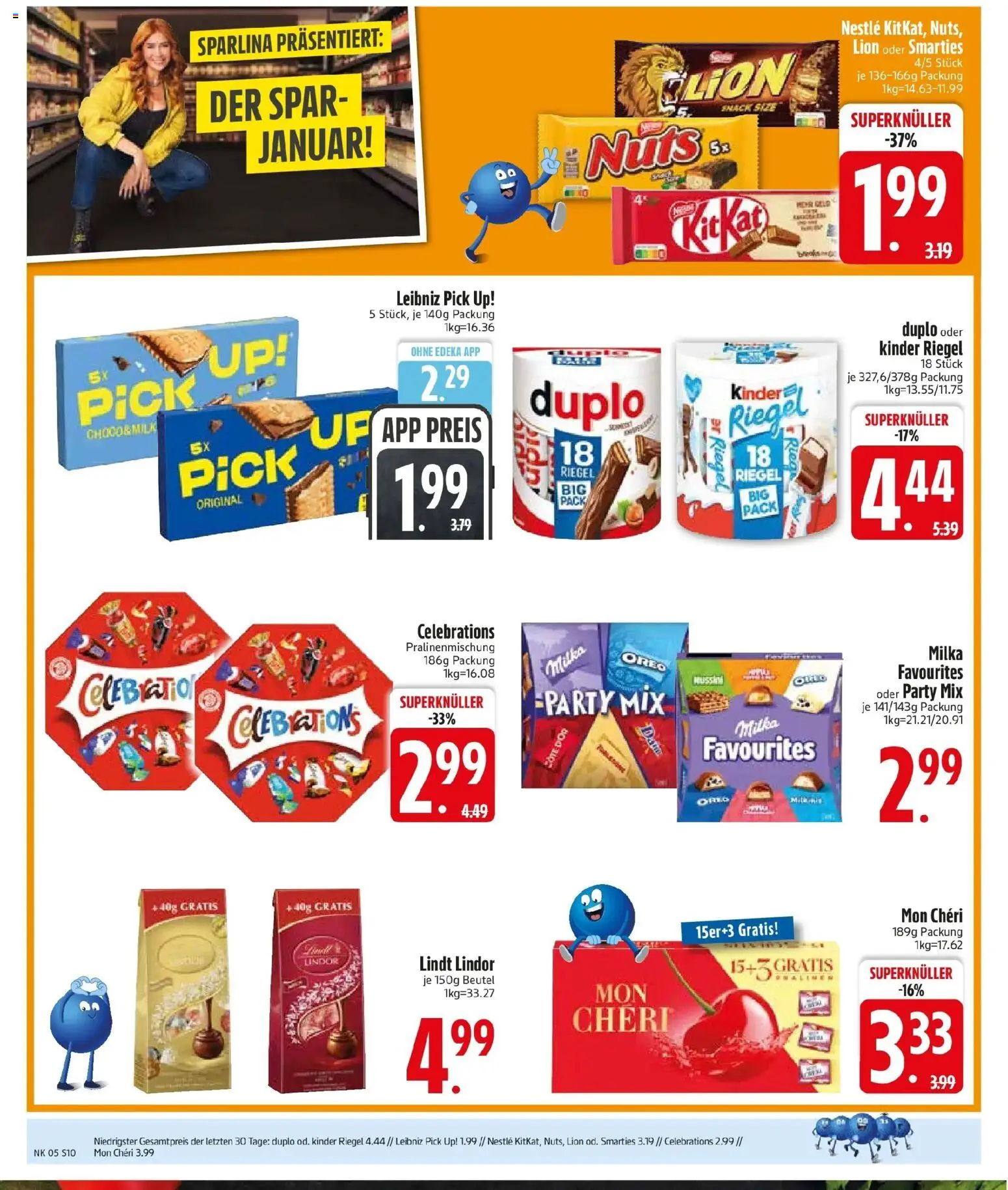 Edeka prospekt Vohburg	 (ab 26.01.2026) » Angebote Online | Seite: 12 | Produkte: Milka, Celebrations, Lindt, Mon cheri