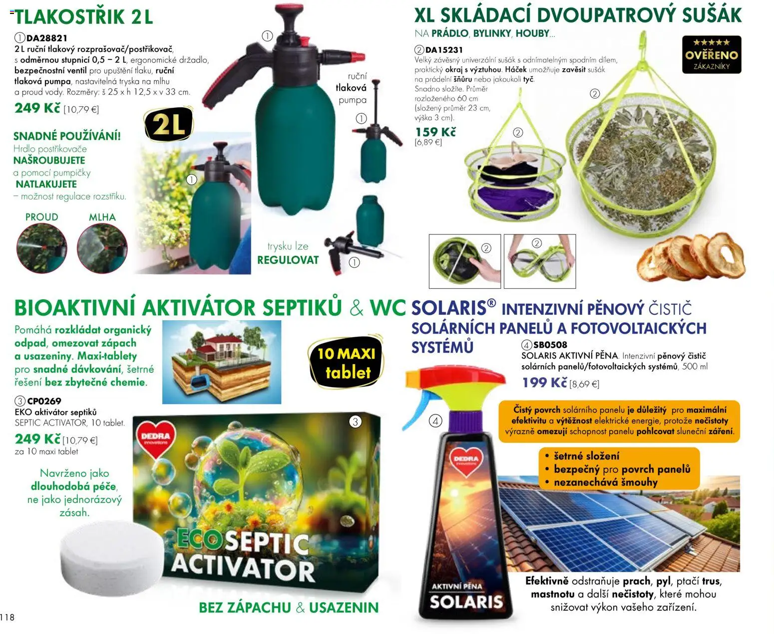 Nové Dedra akcie – leták je platný od 24.04.2026 | Strana: 18 | Produkty: Pumpa, Tablet, Ventil