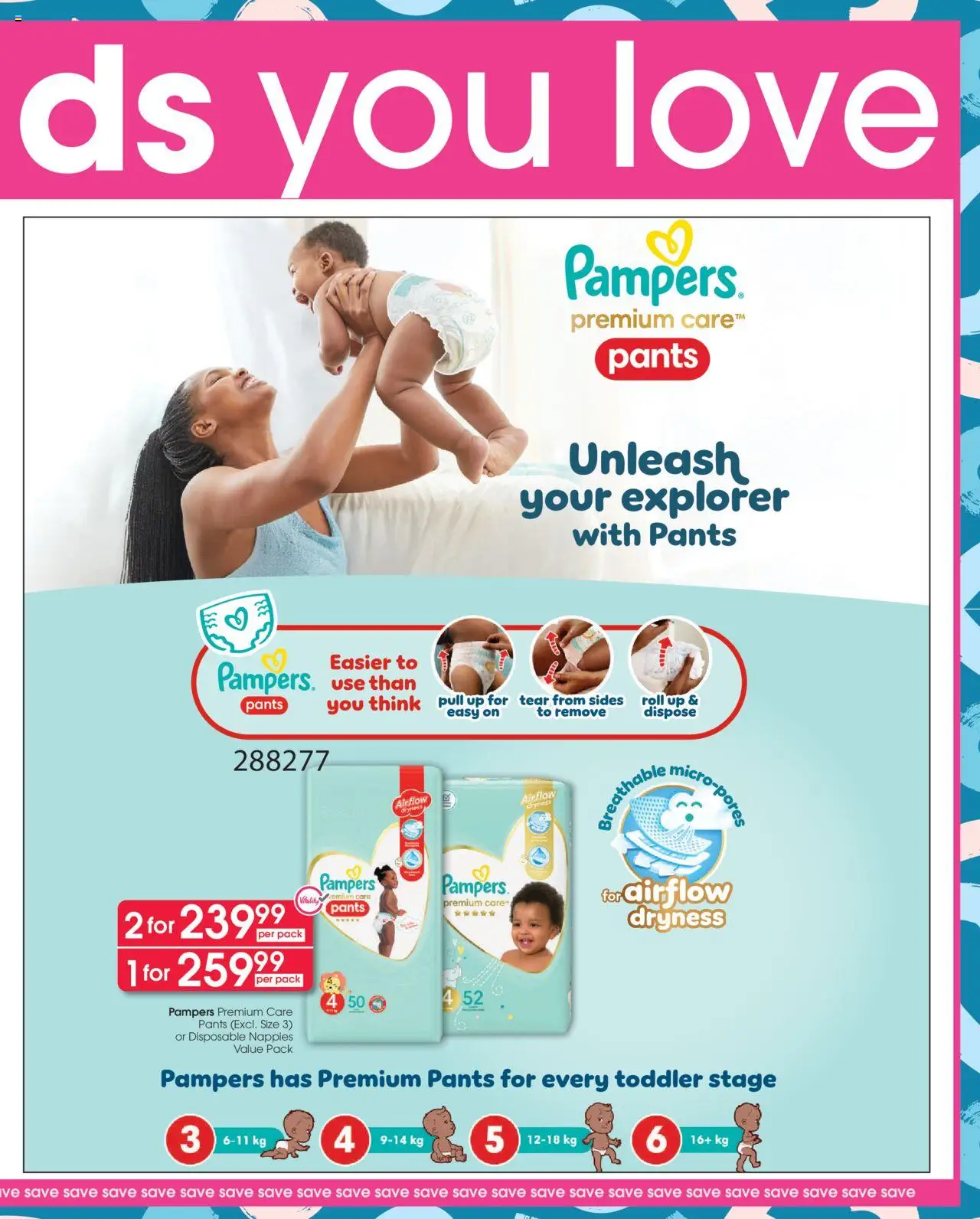 New Clicks catalogue – valid from 09.09.2025 | Page: 7 | Products: Pants, Nappies