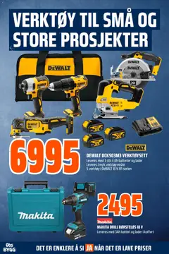 Forhåndsvisning av Obs Bygg - Kundeavis gyldig fra 01.02.2026 | Side: 14 | Produkter: Drill, Koffert, Сантехнічне кріплення, Batteri
