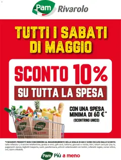Anteprima del volantino PAM volantino Sconto 10% Rivarolo valido a partire dal 01.05.2026