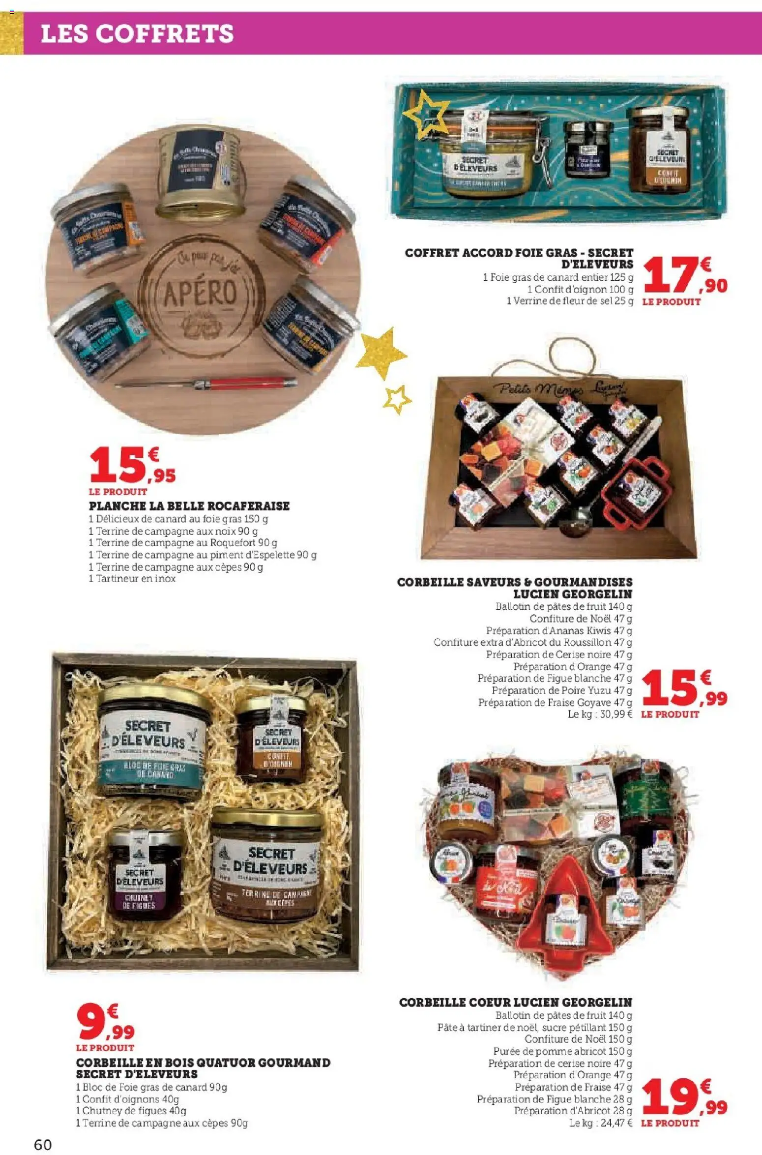 {H1} | Page: 60 | Produits: Abricot, Fraise, Foie gras de canard entier, Pâtes