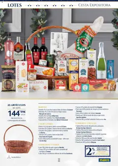 Vista previa Makro - Lotes y cestas Centro válido desde el 04.10.2025 | Página: 23 | Productos: Chocolate, Paté, Whisky, Cuna