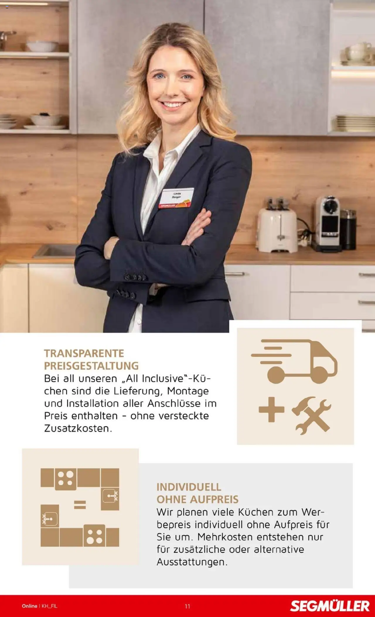 Segmüller Küchenkatalog – gültig ab 16.09.2025 | Seite: 11 | Produkte: Kuchen