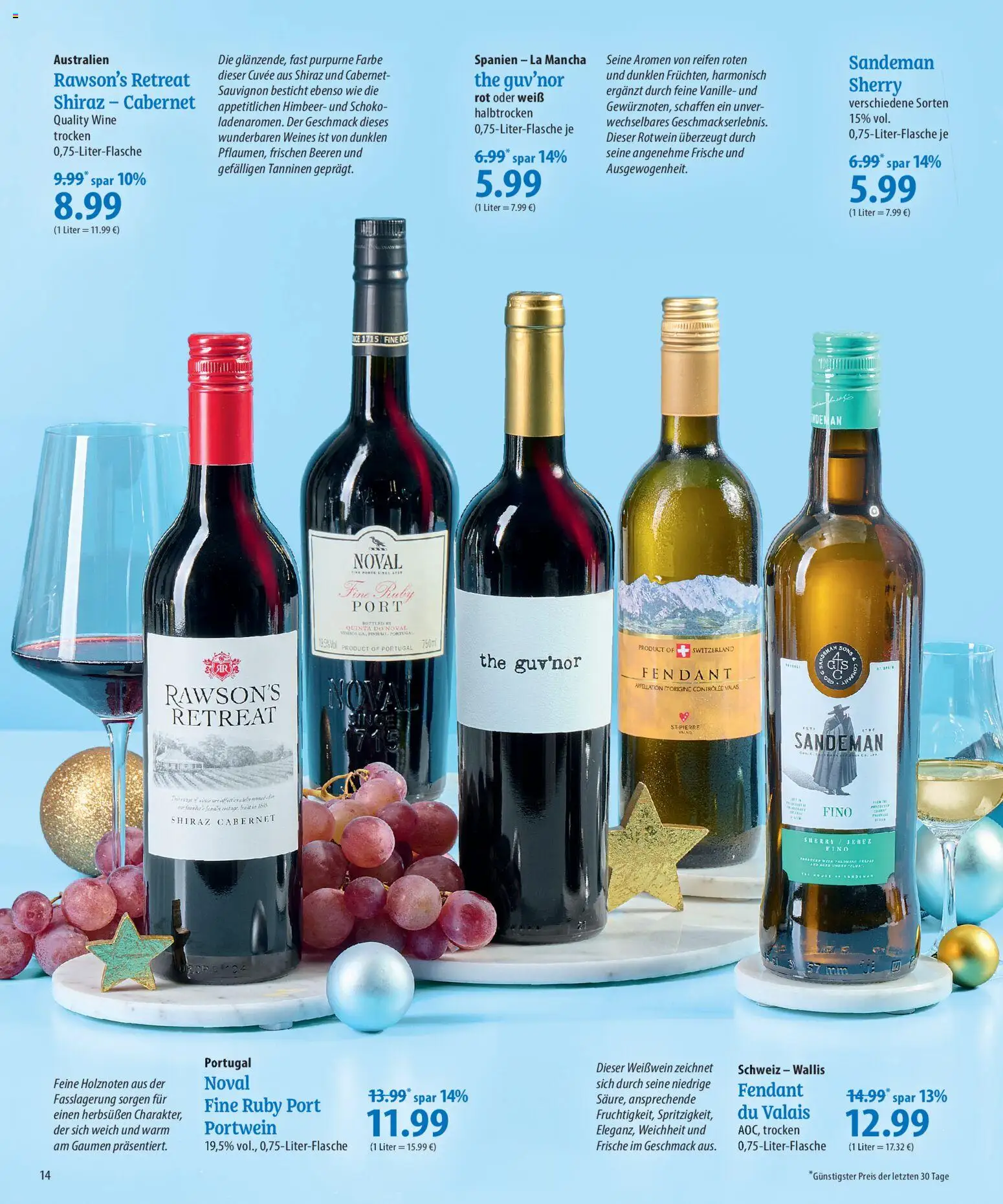 Famila Frohes Festessen – gültig ab 15.12.2025 | Seite: 14 | Produkte: Weißwein, Rotwein