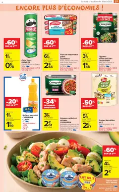  | Page: 29 | Produits: Carottes, Thon, Chips, Crème