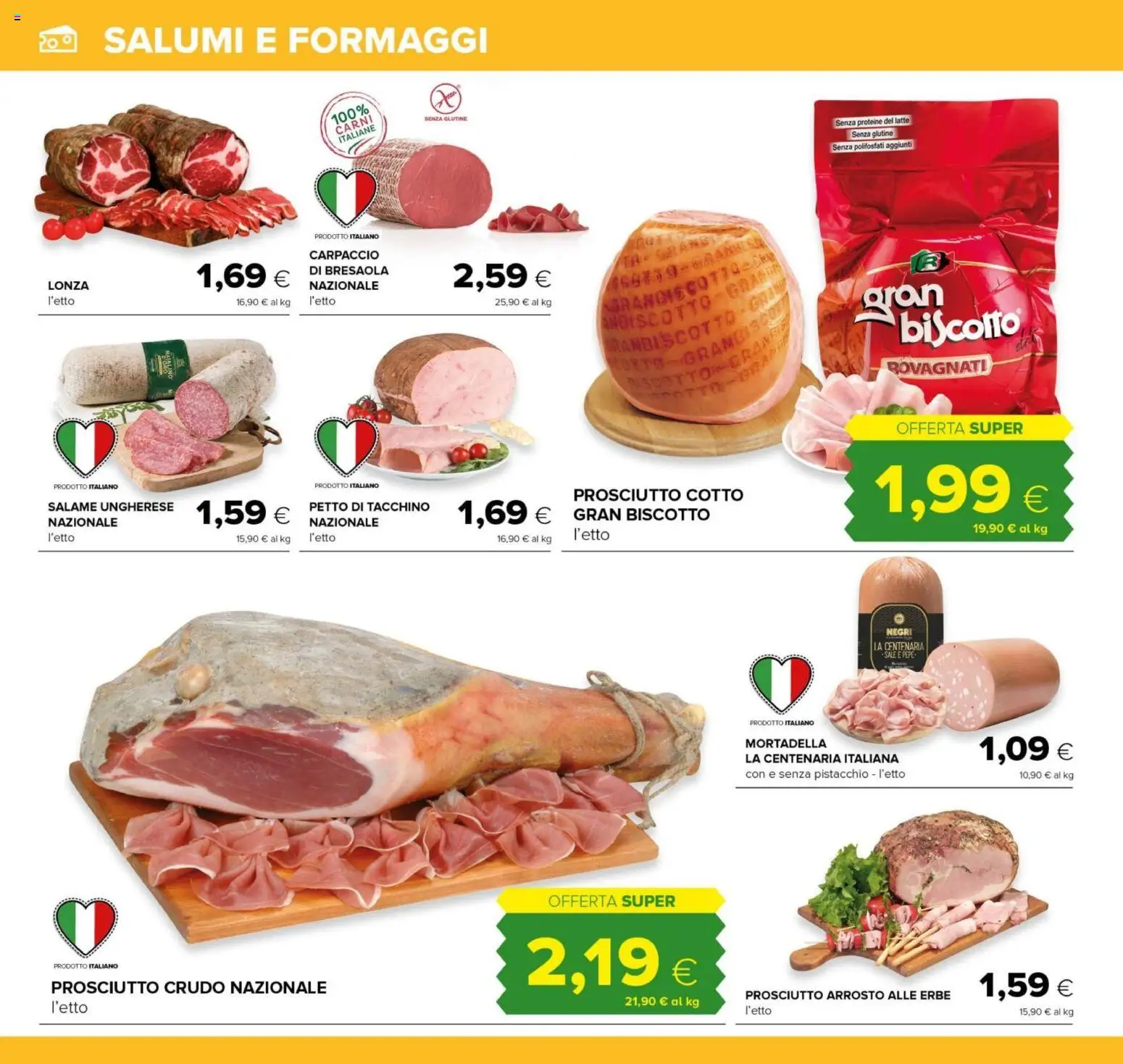 Volantino Oasi del 15.01.2026 | Pagina: 6 | Prodotti: Arrosto, Prosciutto Crudo, Tacchino, Prosciutto