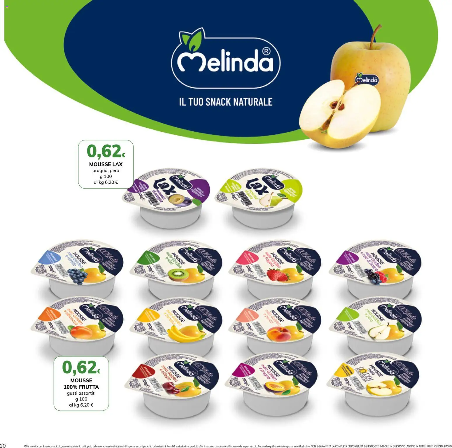 Volantino Basko del 11.11.2025 | Pagina: 10 | Prodotti: Kiwi, Frutta, Pesca, Pera