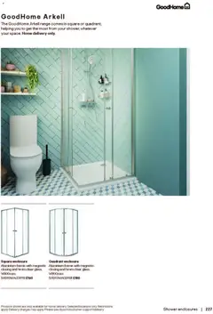 Preview of B&Q - Bathrooms valid from 16.12.2025 | Page: 227 | Products: Shower