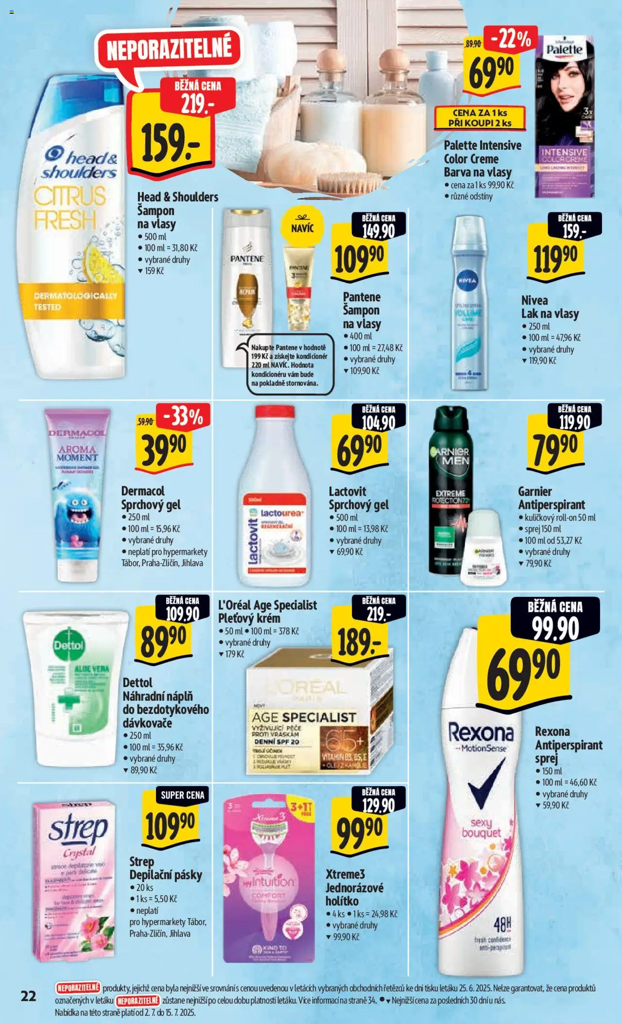 Albert leták - Hypermarket od 02.07.2025 | Strana: 29 | Produkty: Depilační pásky, Kondicionér, Barva na vlasy, Lak na vlasy Nivea