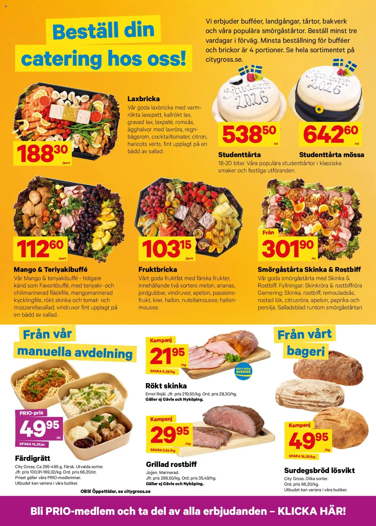 City Gross reklamblad aktuell från 13.04.2026 | Sida: 7 | Produkter: Vindruvor, Mössa, Mango, Hallon