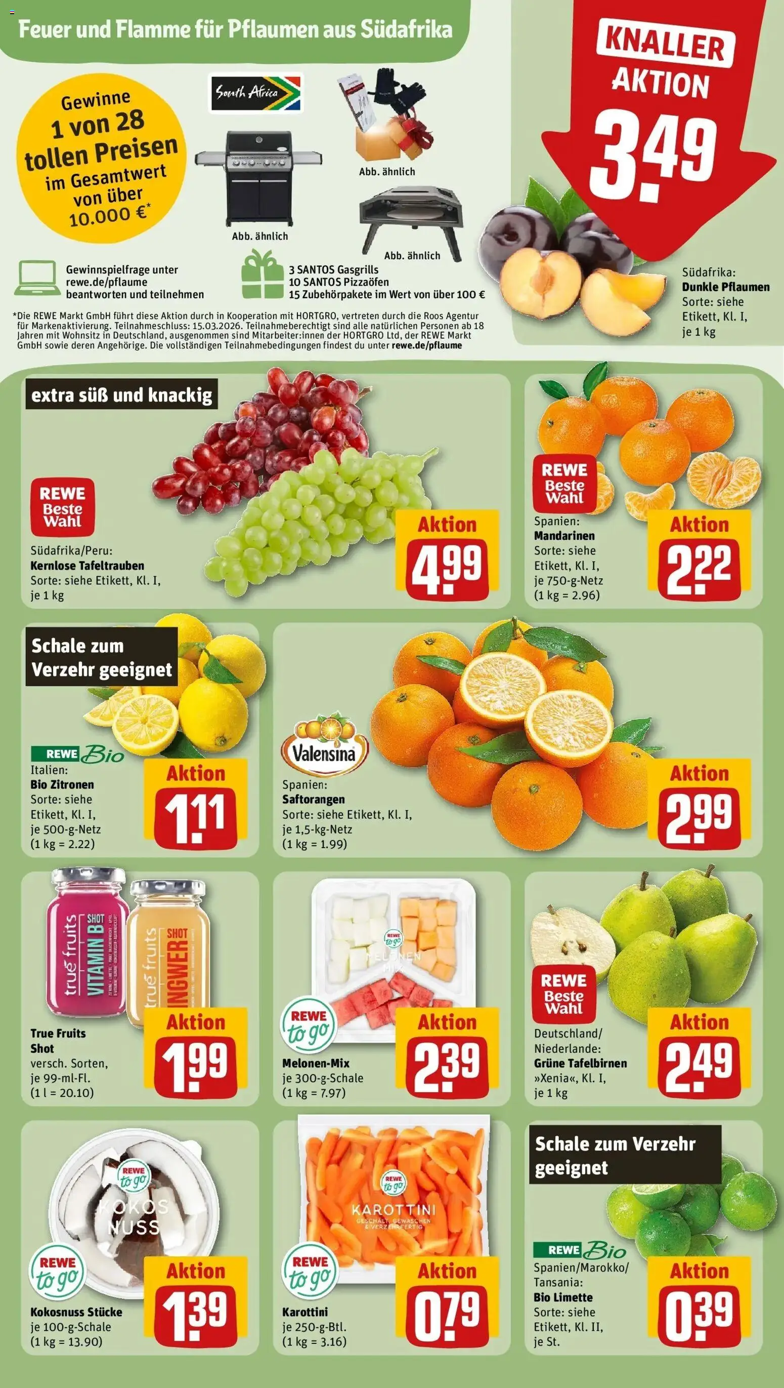 Rewe Prospekt Berlin / Friedrichshain	 – gültig ab 02.03.2026 | Seite: 6 | Produkte: Pflaumen, Valensina, Limette, Zitronen