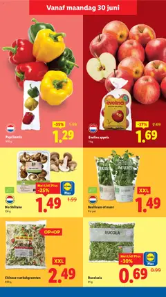  | Pagina: 3 | Producten: Munt, Rucola, Appels, Pot