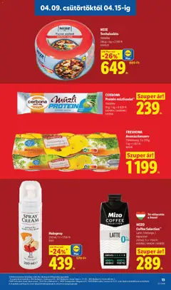 Lidl akciós újság - amely érvényes a következő dátumtól: 09.04.2026 | Oldal: 13