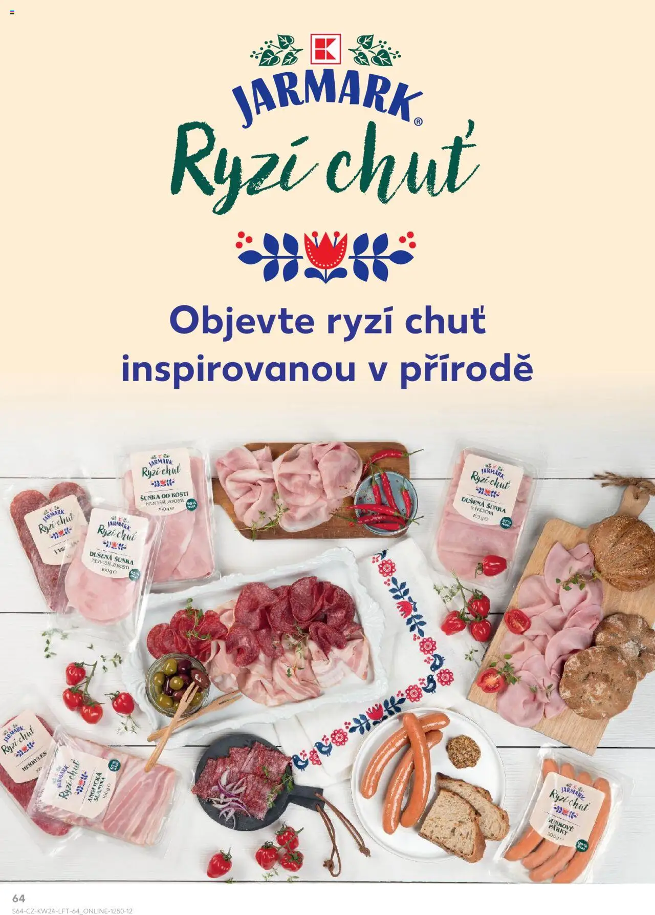 Kaufland leták - Chomutov od 11.06.2025 | Strana: 64 | Produkty: Šunka od kosti, Šunka, Anglická slanina, Rýži
