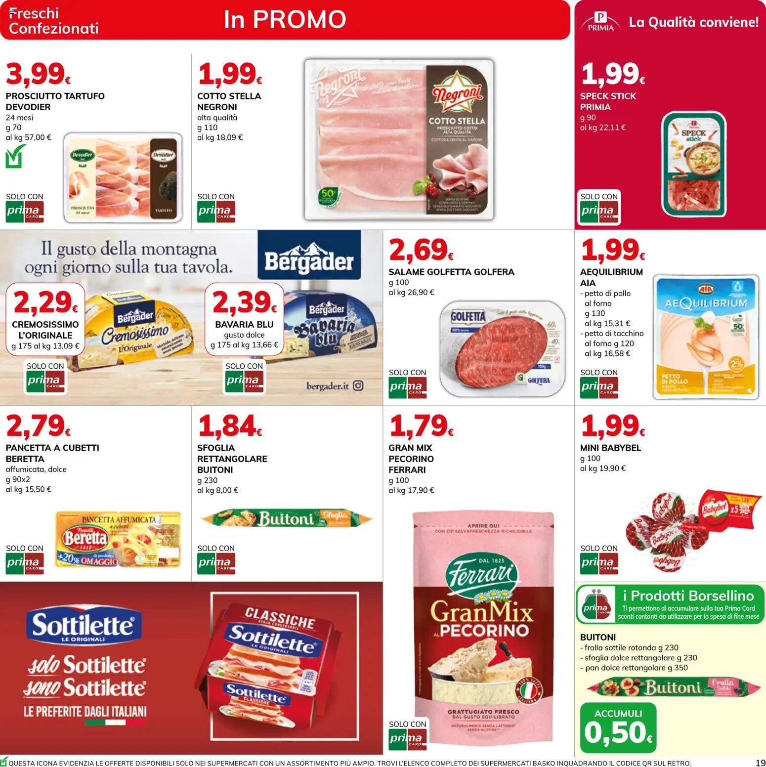 Volantino Basko del 27.11.2025 | Pagina: 19 | Prodotti: Petto di Pollo, Tartufo, Prosciutto, Forno