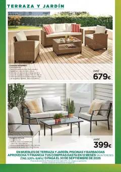 Vista previa Hipercor catálogo válido desde el 12.03.2026 | Página: 48 | Productos: Muebles, Cojín, Sofá, Mesa