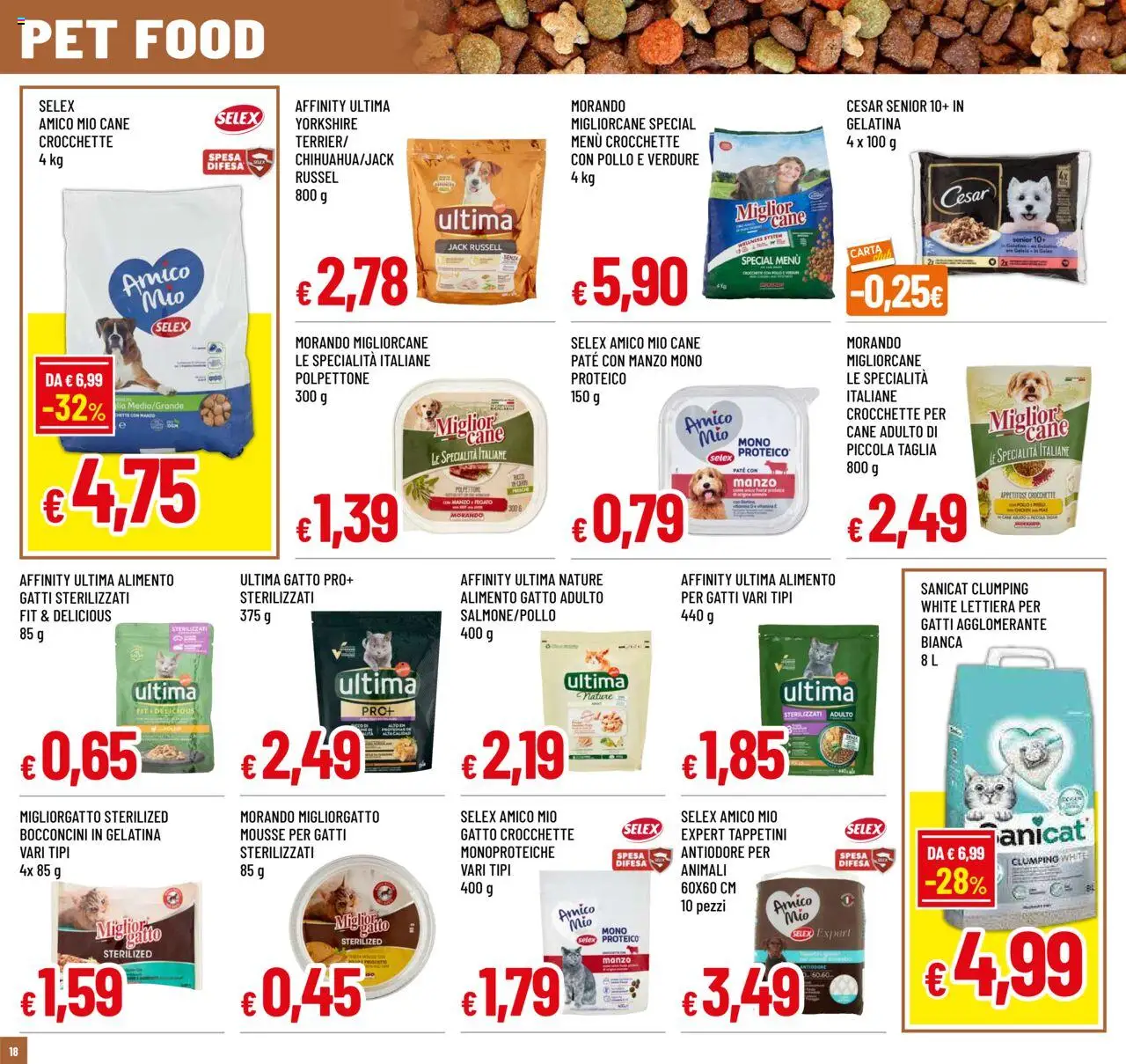 Volantino Galassia del 21.08.2025 | Pagina: 18 | Prodotti: Pollo, Manzo, Verdure, Crocchette