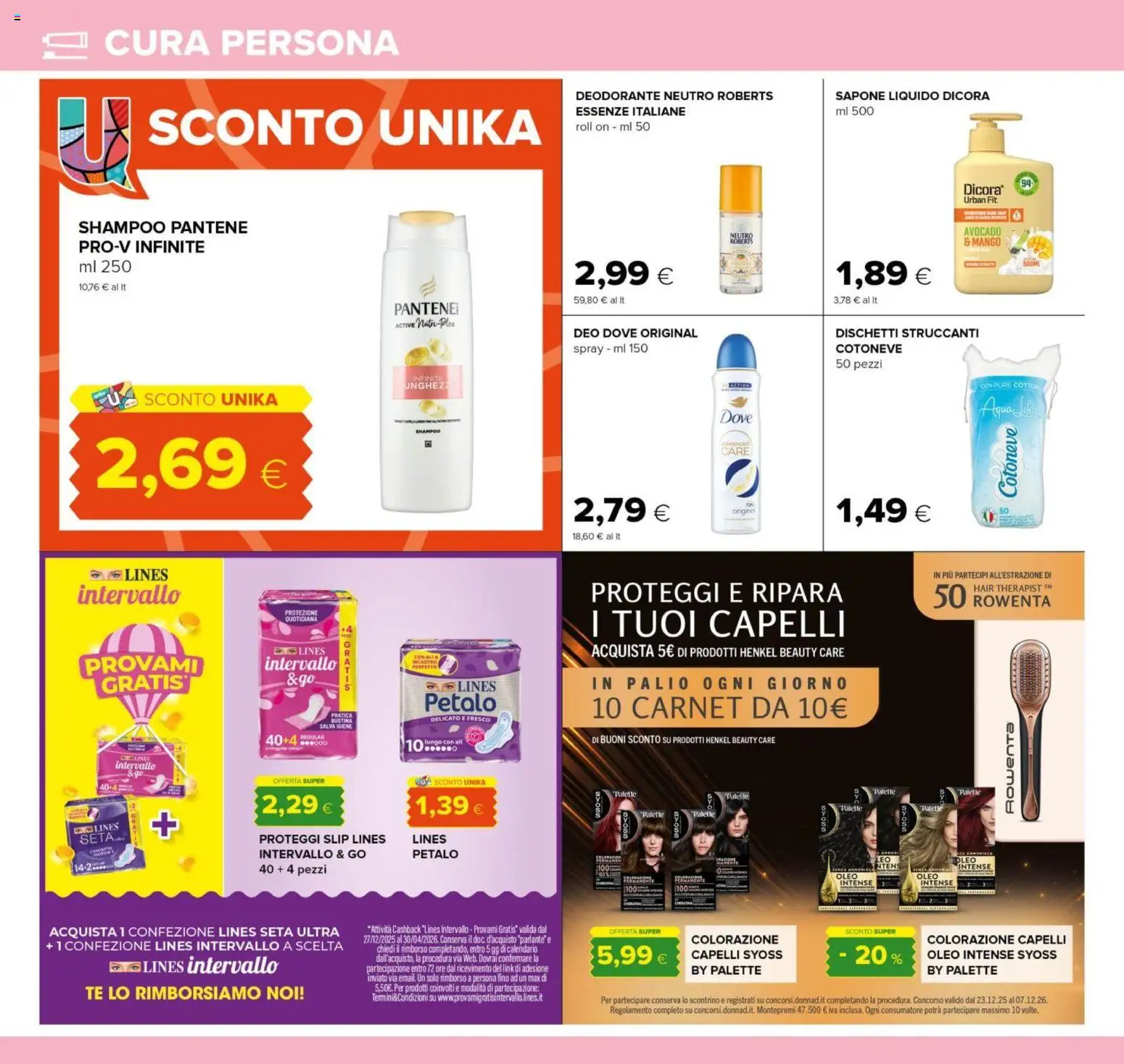 Volantino Oasi del 12.02.2026 | Pagina: 24 | Prodotti: Deodorante, Tè, Dischetti struccanti, Avocado