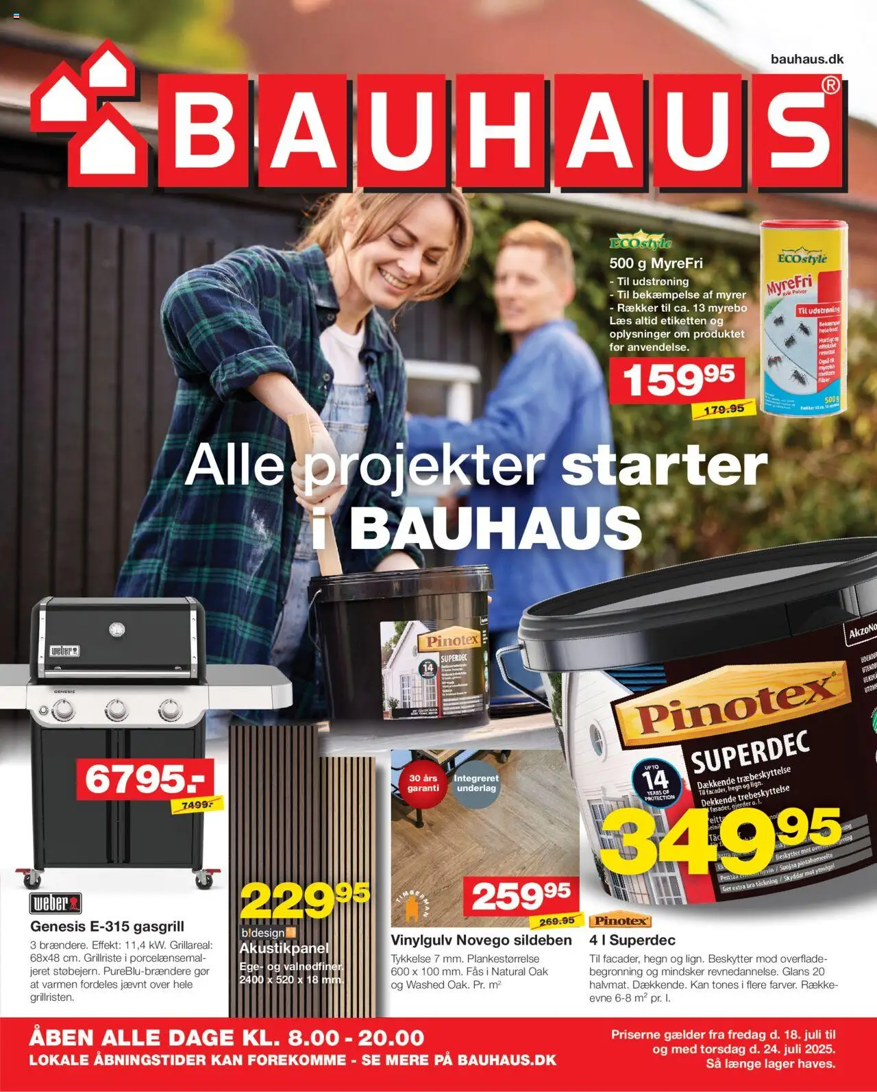 Bauhaus Tilbudsavis gyldig fra 18.07.2025 | Side: 1