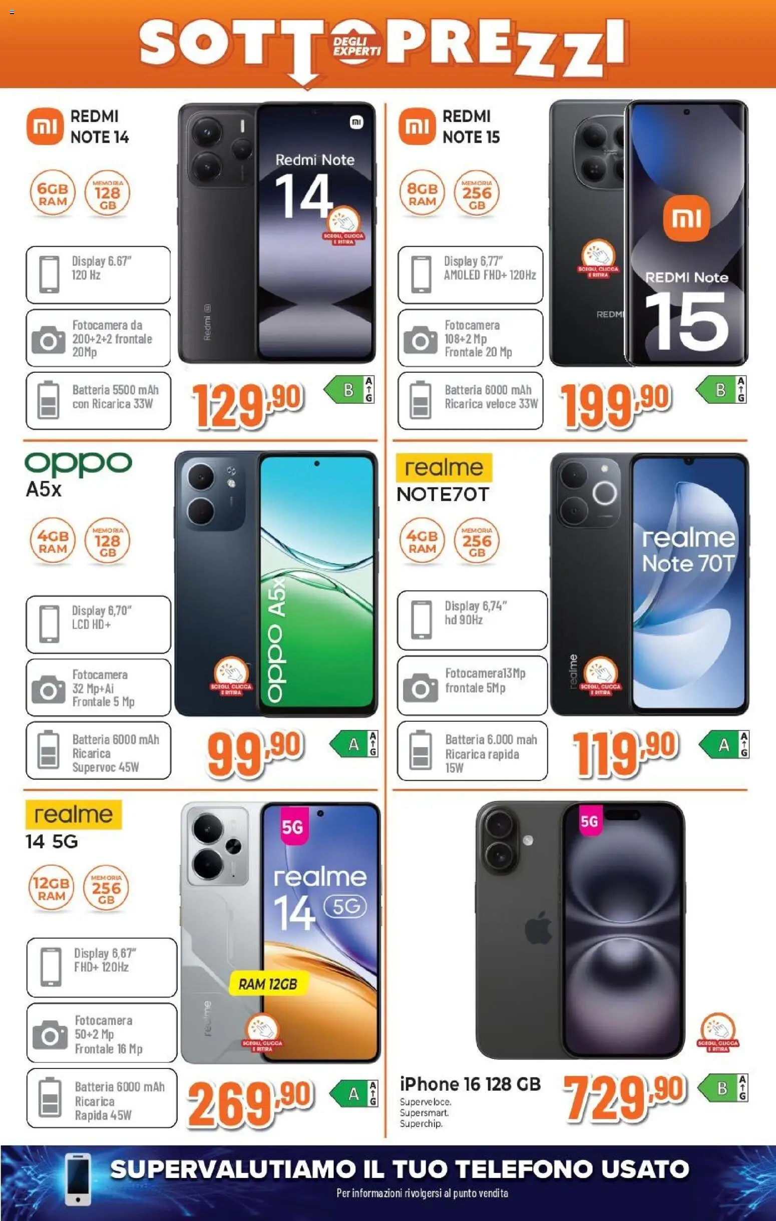 Volantino Expert del 26.02.2026 | Pagina: 3 | Prodotti: Iphone, Telefono, Fotocamera, Batteria