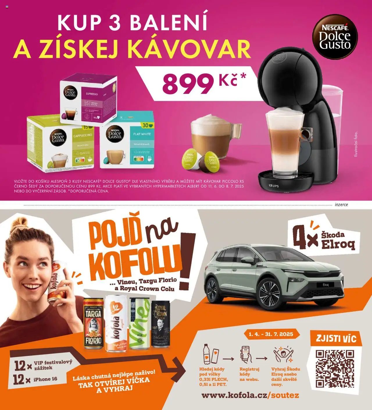 Albert magazín od 01.06.2025 | Strana: 51 | Produkty: Iphone, Kávovar, Nescafé, Cappuccino