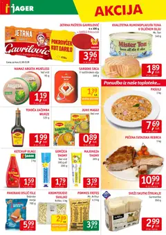 Jager katalog akcije – veljaven od 29.10.2025 | Stran: 9 | Izdelki: Rebrca, Kos, Sardine, Majoneza