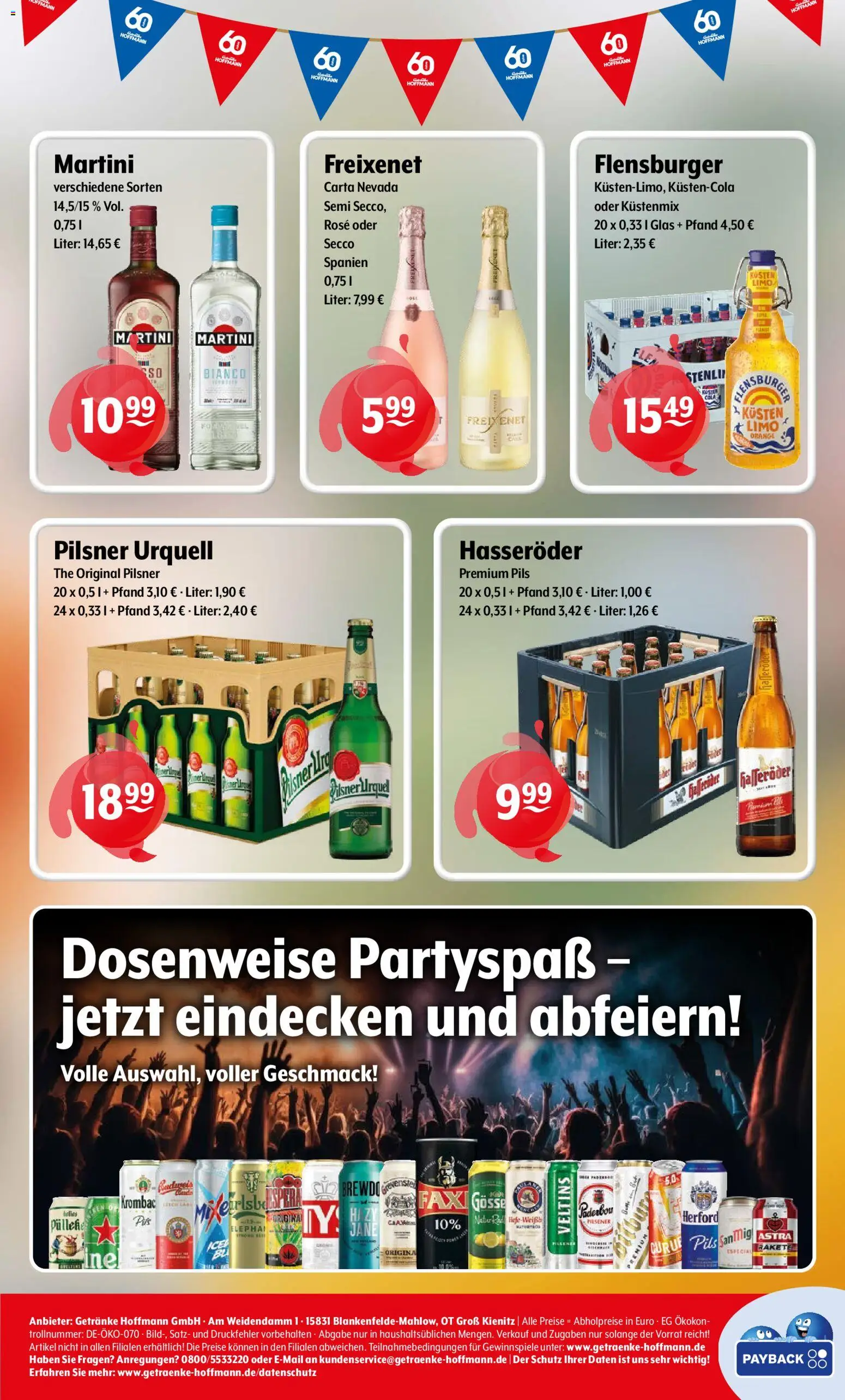 Getränke Hoffmann - Nordrhein - Westfalen – gültig ab 09.03.2026 | Seite: 8 | Produkte: Freixenet, Astra, Pilsner urquell, Hasseröder