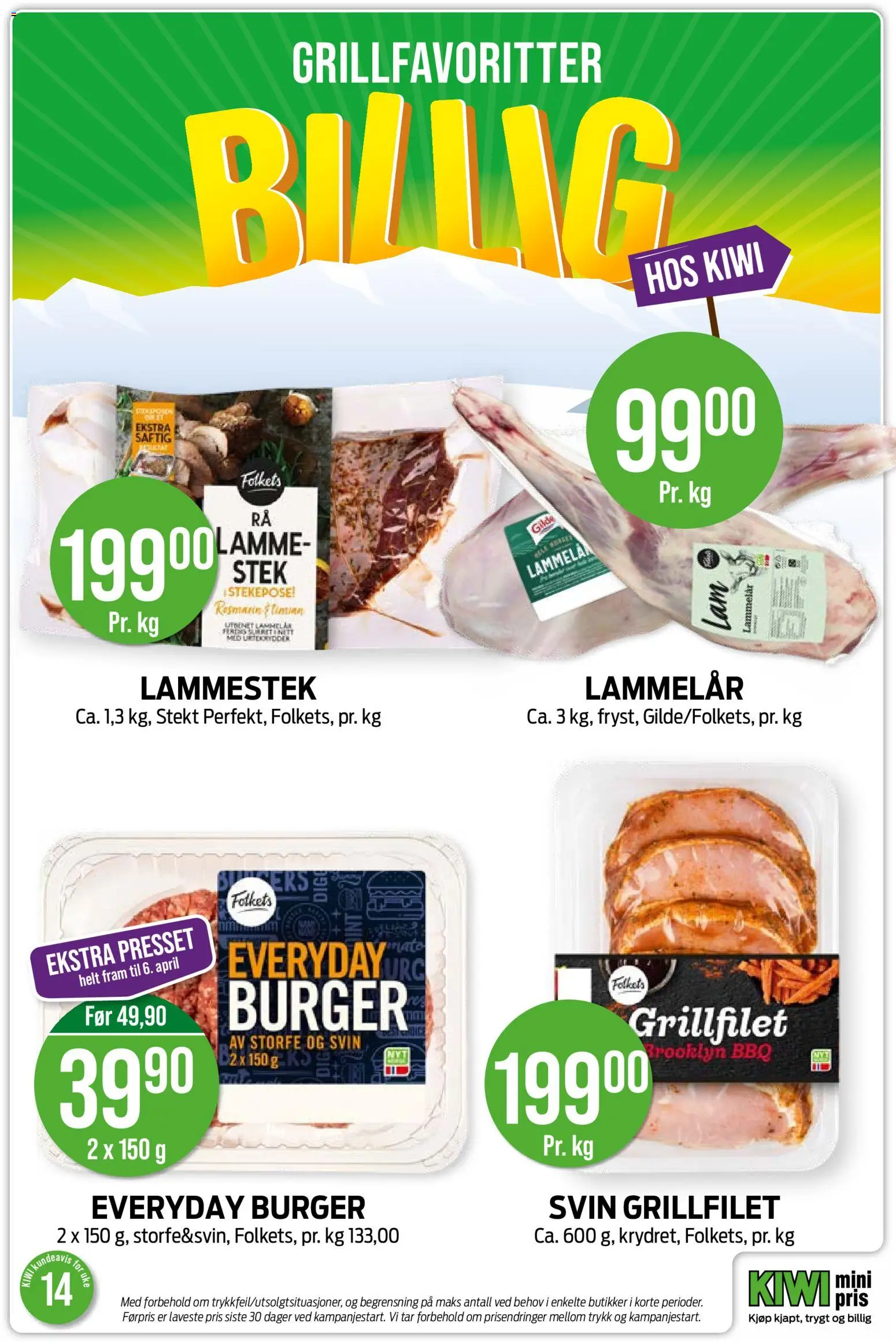 {H1} | Side: 7 | Produkter: Svin, Kiwi, Trafalet