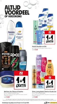 Jumbo folder week   - Voorbeeld van een folder van Jumbo, geldig van 01.04.2026 | Pagina: 31 | Producten: Deodorant, Kan, Borstel, Conditioner