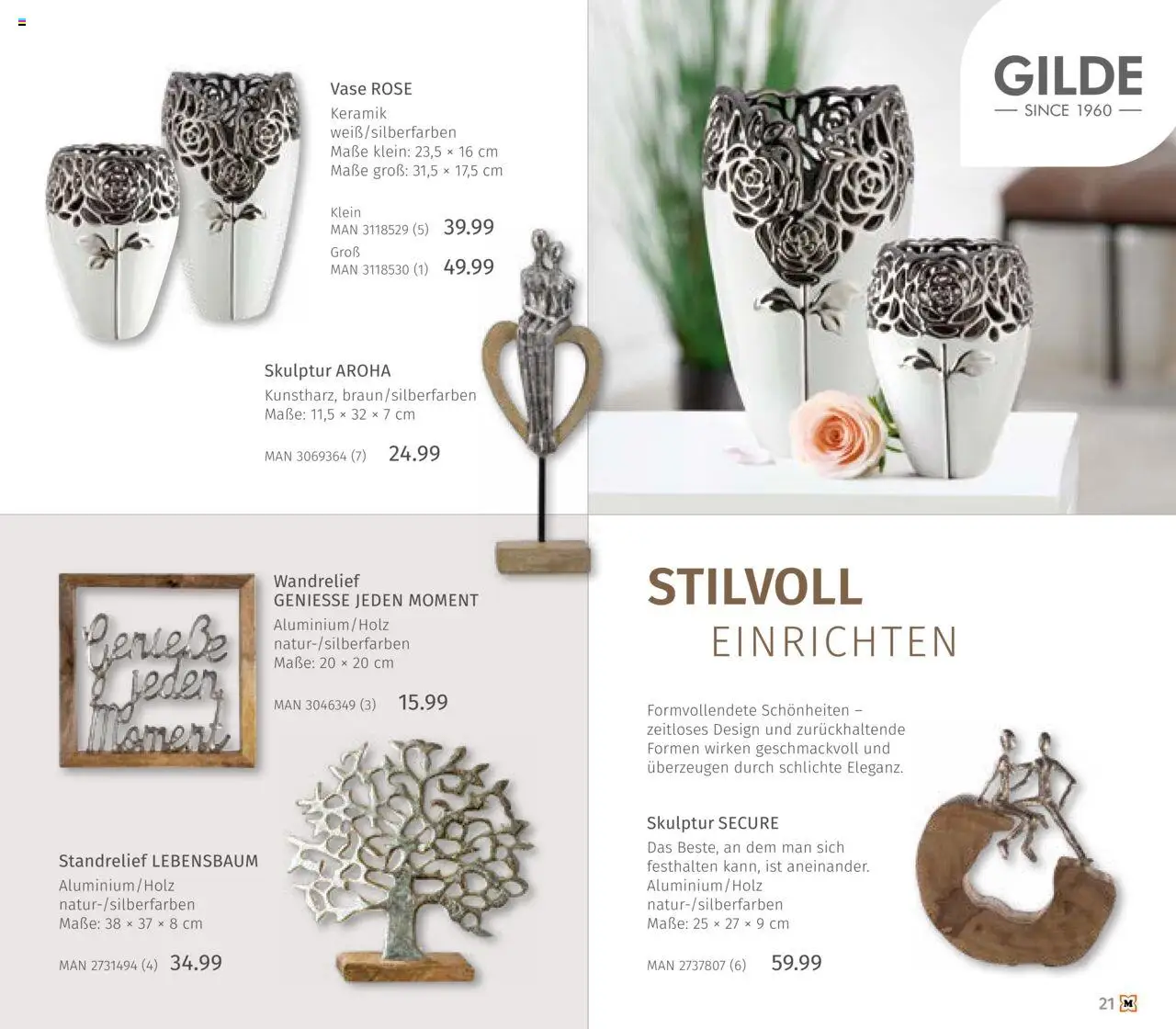 Müller Haushaltskatalog – gültig ab 03.10.2025 | Seite: 21 | Produkte: Vase