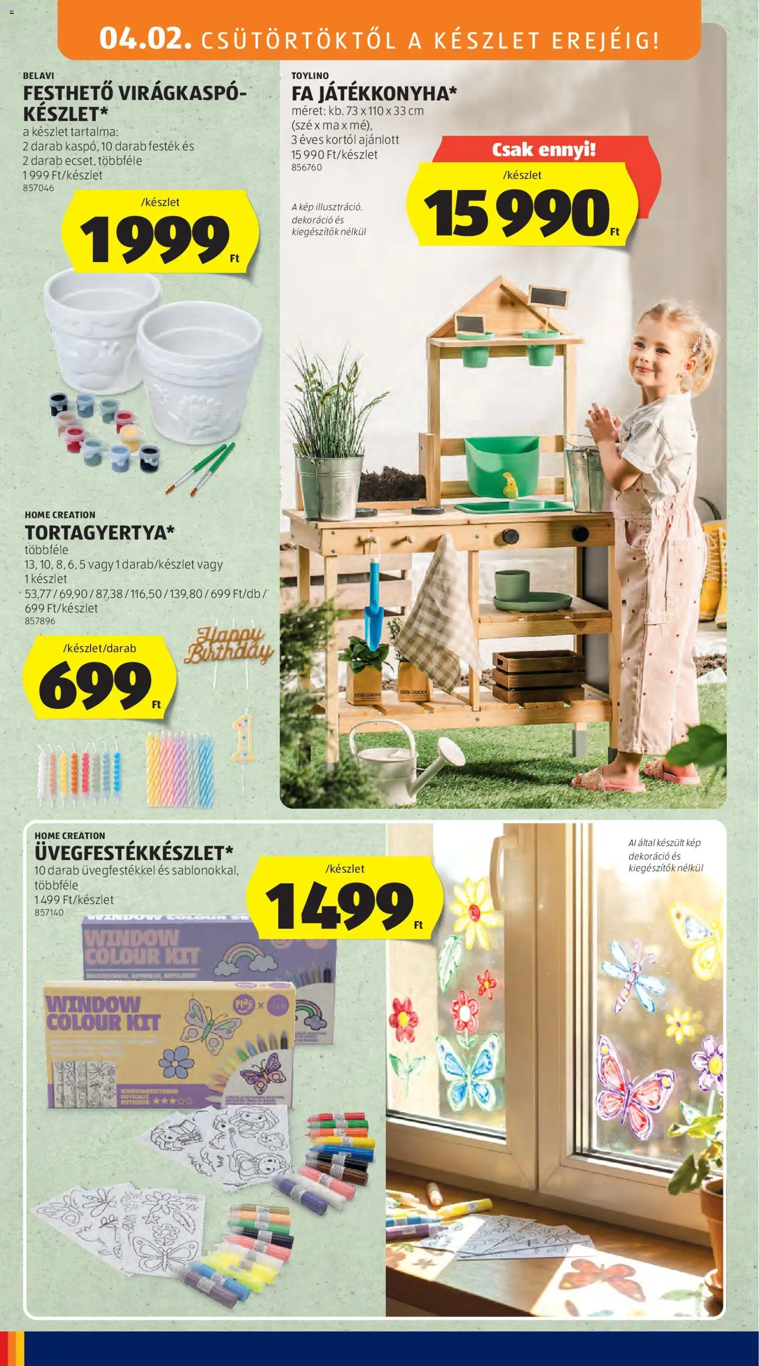 Aldi akciós ujság - amely érvényes a következő dátumtól: 02.04.2026 | Oldal: 10 | Termékek: Festék, Dekoráció