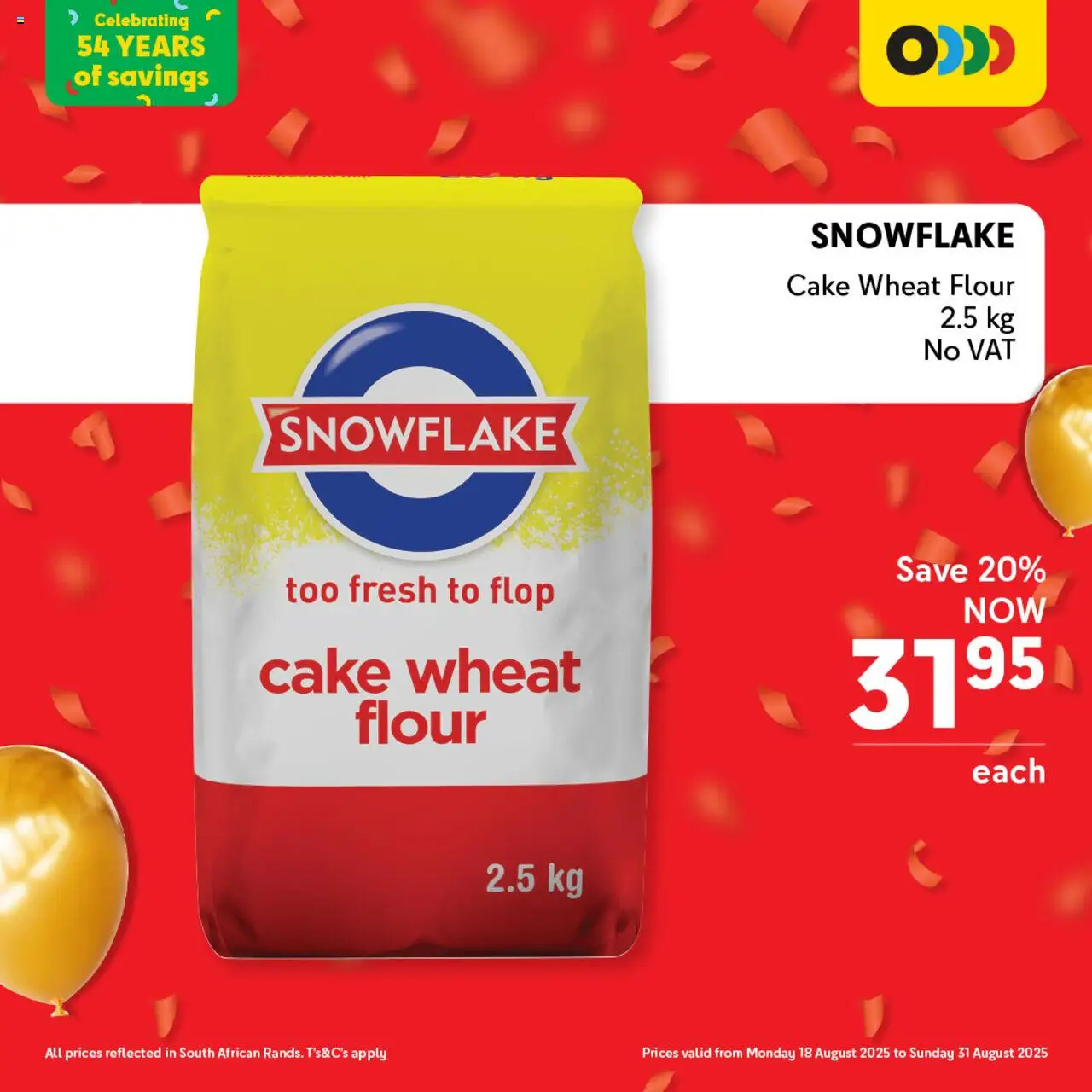 Makro Birthday Deals Baking │ valid from 18.08.2025 | Page: 7 | Products: Cake, Flour