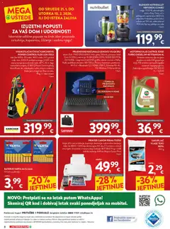 Mega Uštede Interspar - Pregled kataloga iz trgovine Interspar, vrijedi od 21.01.2026 | Stranica: 8