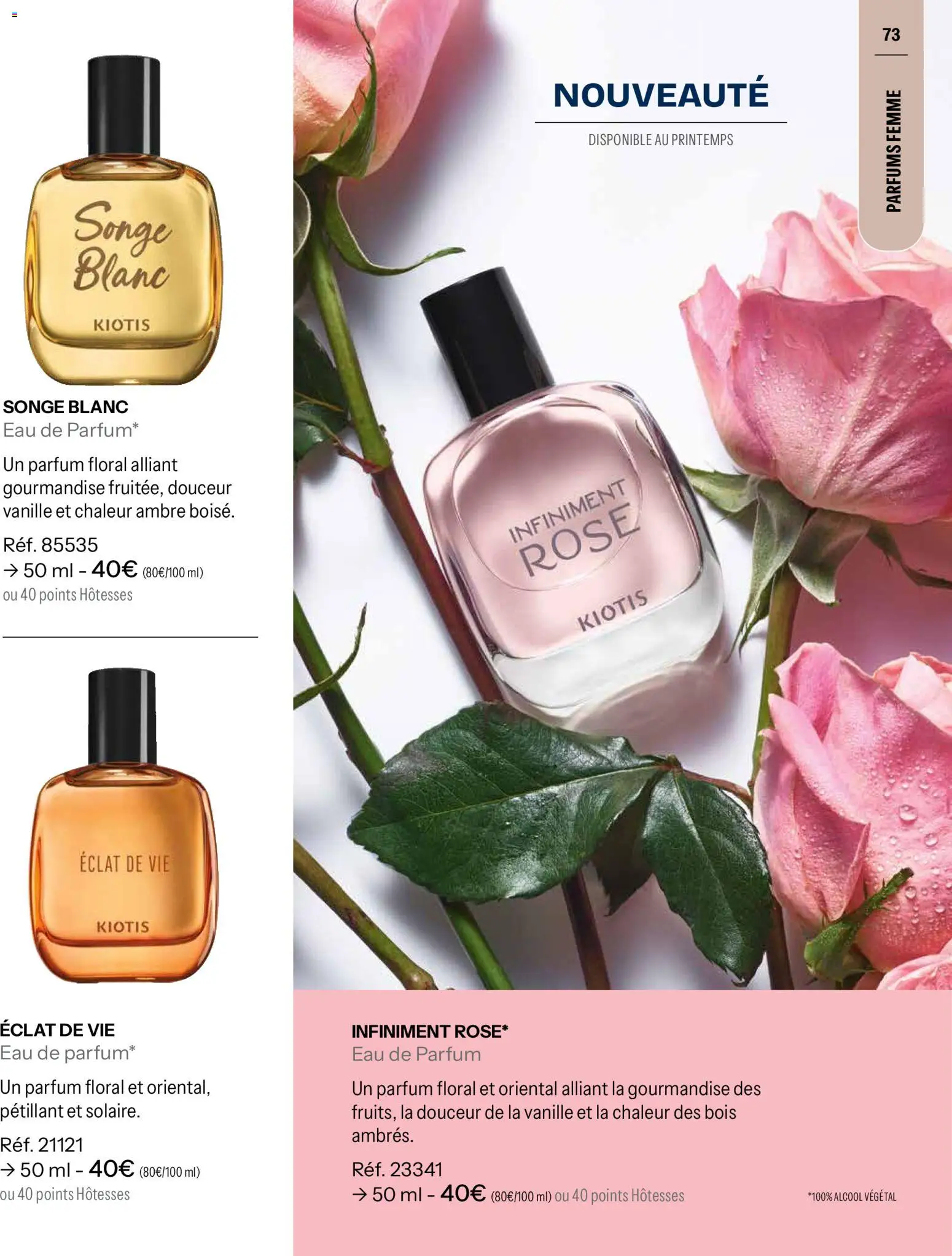 {H1} | Page: 73 | Produits: Alcool, Parfum, Eau de parfum