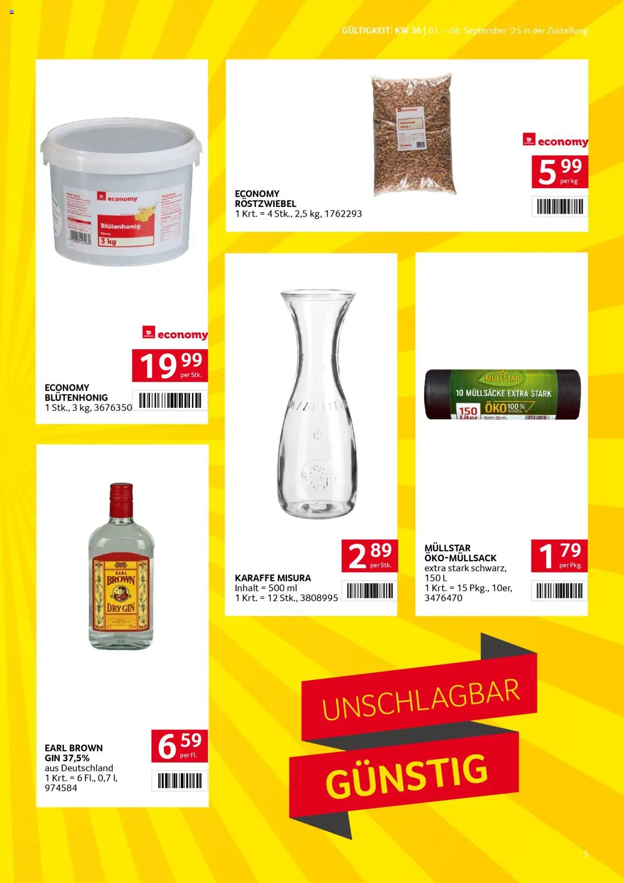 Transgourmet Zustellaktion gültig ab 31.08.2025 | Seite: 5 | Produkte: Gin