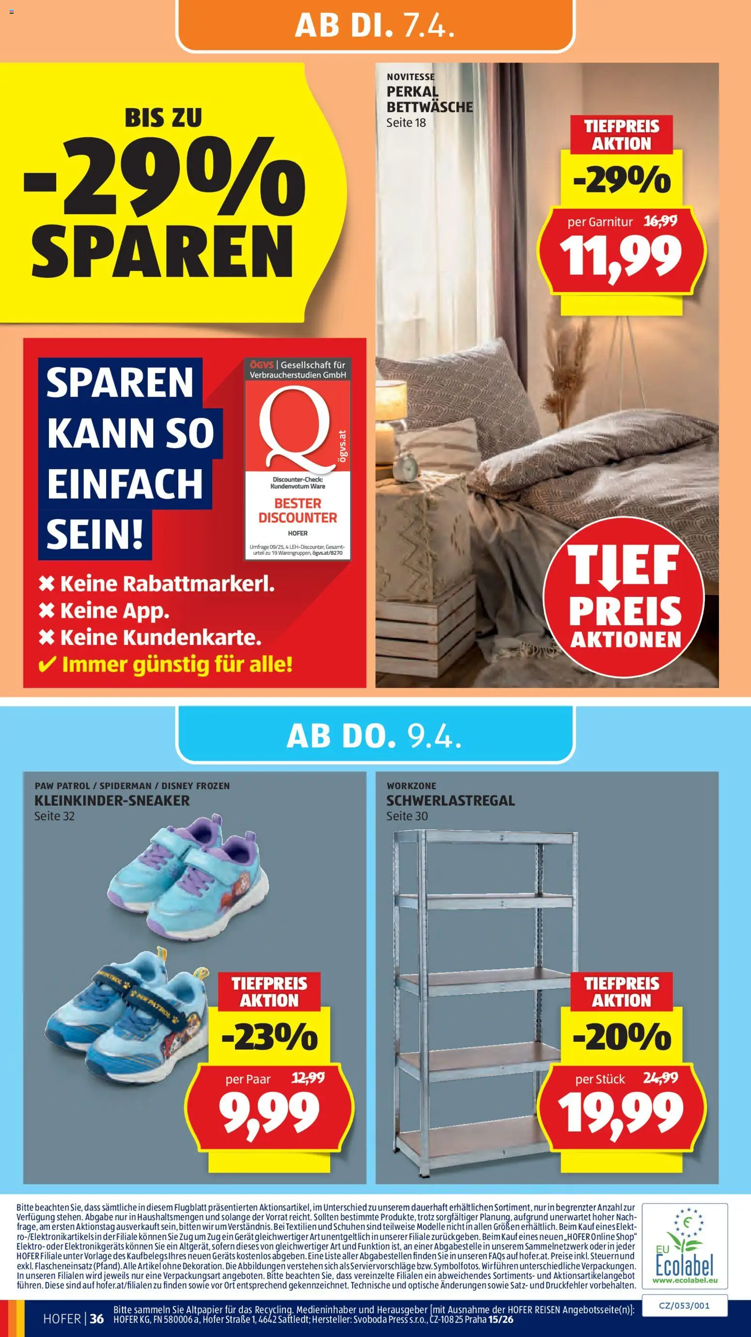 Hofer Flugblatt gültig ab 01.04.2026 | Seite: 40